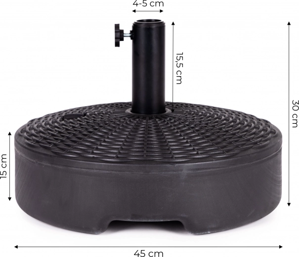 Viegli piepildāms ar ūdeni stabilitātei