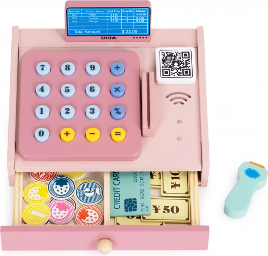 Opening drawer and wooden money