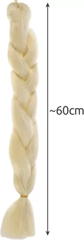 60 cm garums radošām frizūrām