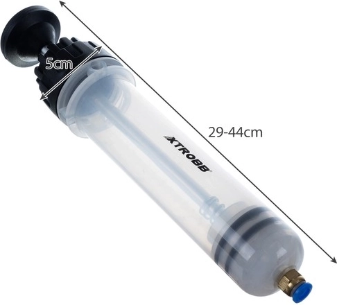 Komplektā divas šļūtenes un aizbāžņi