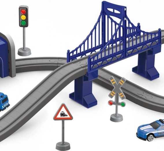 Maināma trase līdz 300 cm ar tiltu un tuneli