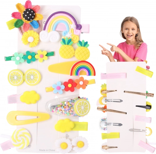 Dažādas formas un krāsas jebkurai frizūrai