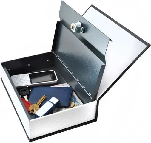 metāla kārba ar atslēgas slēdzeni