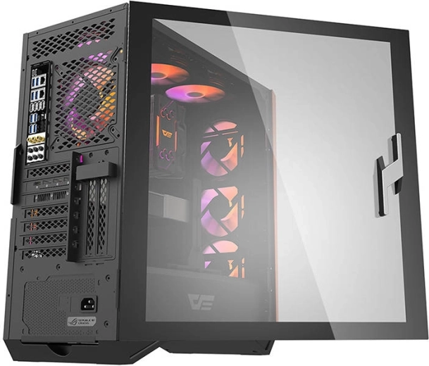 Caurspīdīgs rūdītā stikla sānu panelis