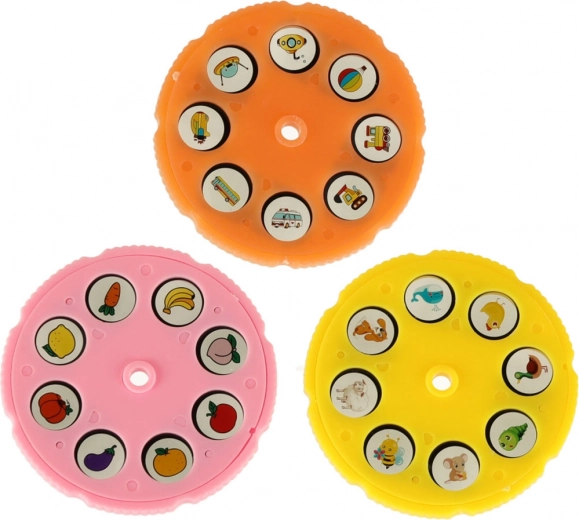 Maināmi diski ar motīviem