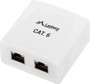 Two shielded RJ-45 ports