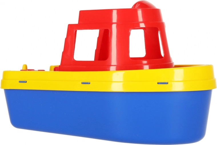 Laiva, kas gan peld, gan veido