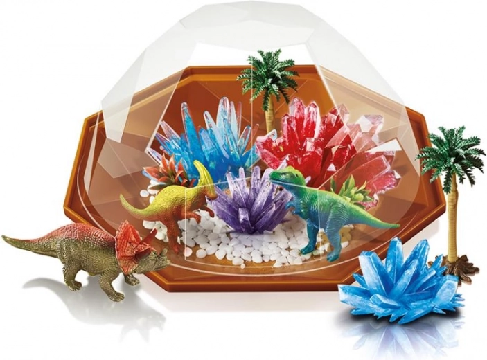 Dinozauru aina zem caurspīdīga kupola