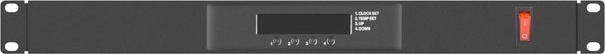 1U design for 19" rack