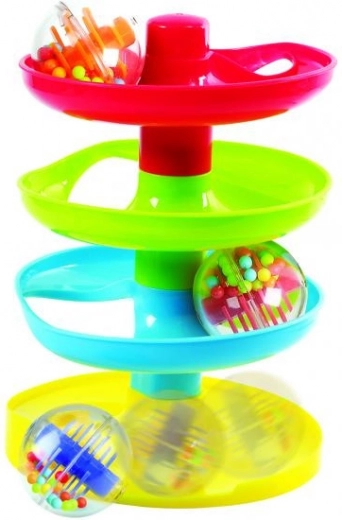 Spiral slide for balls