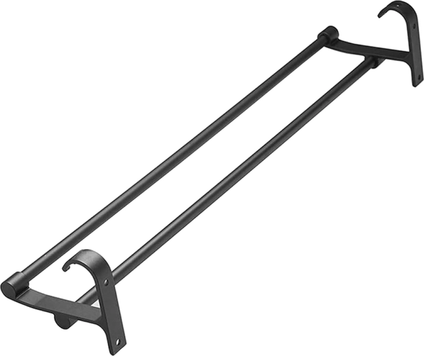 Izturīgs melns metāls un minimālistisks izskats