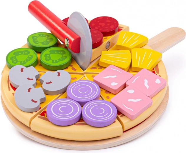 Slicing and serving like in a pizzeria