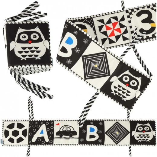 Vizuāla stimulācija, pateicoties kontrastainiem rakstiem