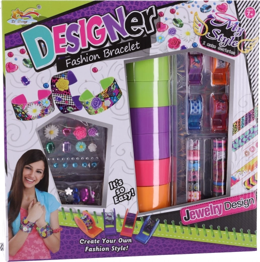 Krāsainas gumijas un rotu dekorācijas