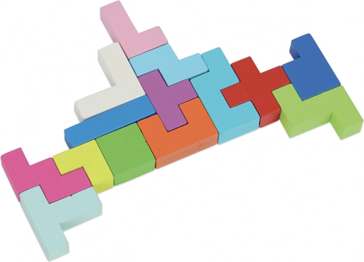 Krāsains koka dizains