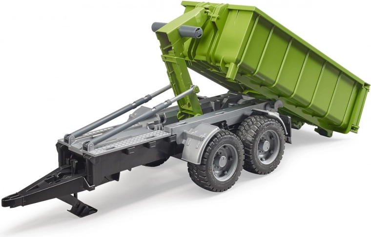 Konteinera tipināšana un atverama aizmugures siena