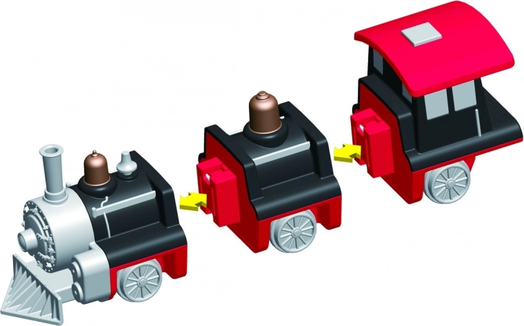 Magnētiski–iespraužamā sistēma ātrai būvēšanai