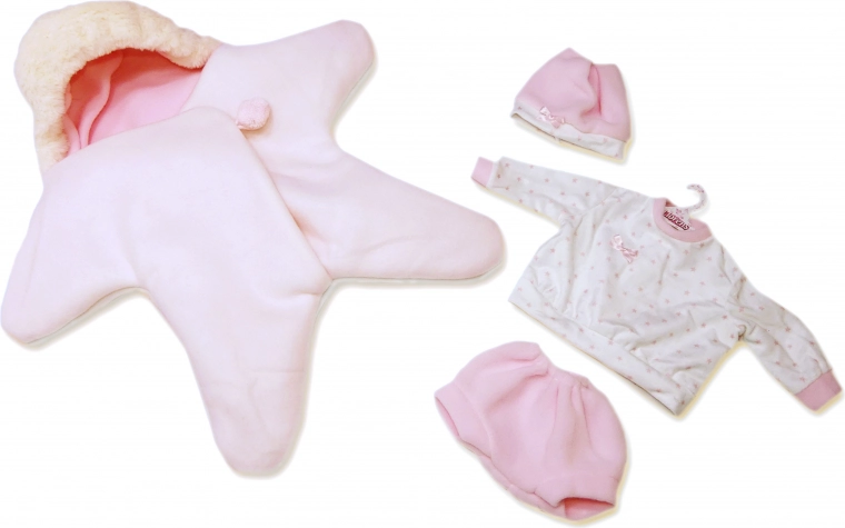 Piemērots lellēm 40–42 cm