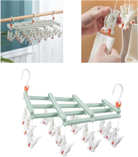 Stable hanging thanks to double hooks