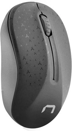 Ergonomic shape and quiet rubber scroll
