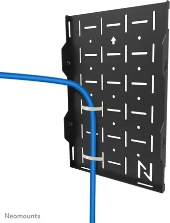 Perforated plate for ventilation and cabling