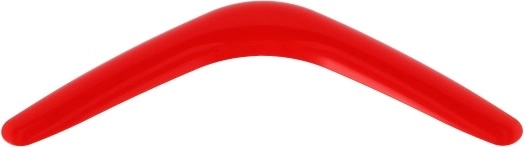 Atgriežas atpakaļ pateicoties aerodinamiskajai formai