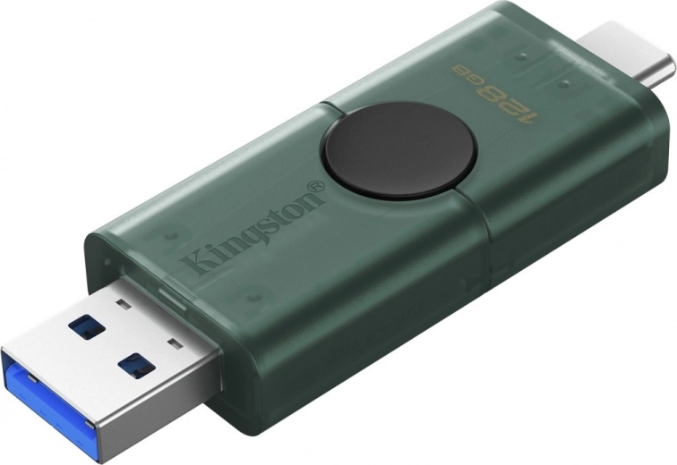 Divi savienotāji: USB‑A un USB‑C vienā