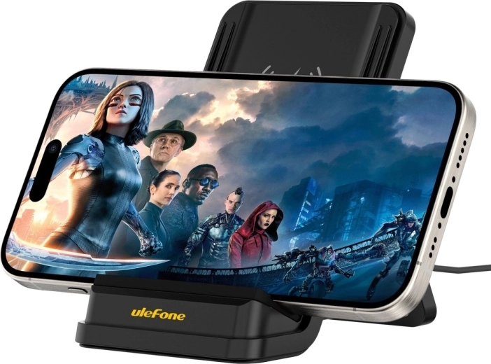 60° statīvs un uzlāde caur maciņu