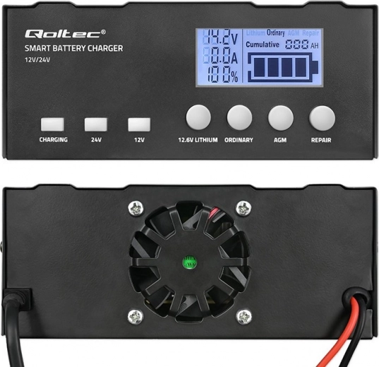 Inteliģenta 4 pakāpju uzlāde ilgākam akumulatora mūžam