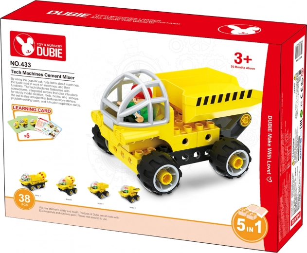 Salieciet 5 dažādus būvniecības transportlīdzekļus