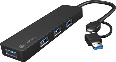 Fast transfer: 4× USB 3.0 up to 5 Gbps