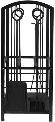 4‑vienā kamīna piederumi vienmēr pa rokai