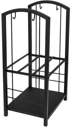 Divi uzglabāšanas līmeņi kārtībai pie kamīna