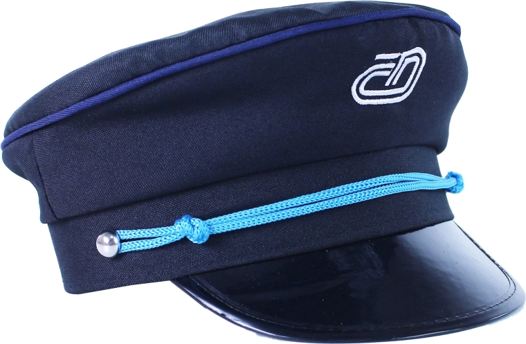 Stilīga dispečera cepure ar ČD logotipu