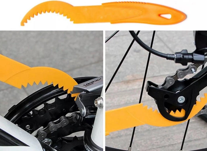 Tīra ķēde un kasete bez piepūles