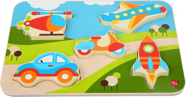 Lieli un viegli satverami koka gabali