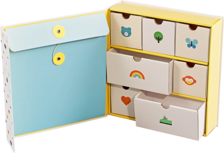 7 drawers and a pocket for all treasures