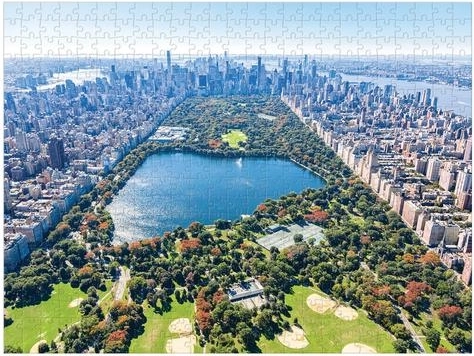 Double shot of New York City