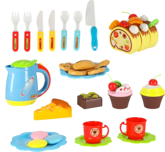 Bagātīgs 80 gabalu komplekts tējas ballītei