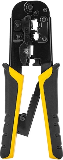 3 vienā: krimpēšana, griešana un izolācijas noņemšana