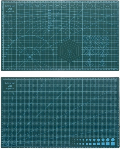 Abpusējas režģa līnijas un palīglīnijas