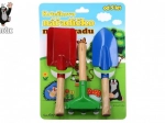 Children’s garden tools Mole – metal and wood, set of 3 pcs