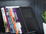 Book safe with key 18 × 11.5 × 5.6 cm
