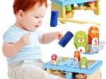 Wooden Pounding Bench BIRDS Small Foot