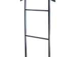 Tumšs koka drēbju statīvs “mēmais kalps” 49 × 99 cm