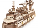 UGEARS 3D wooden mechanical puzzle research vessel