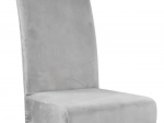 Universal Gray Velour Chair Cover