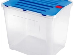 Heidrun uzglabāšanas kaste Dragon 100 l, caurspīdīga ar vāku (krāsu mikss)