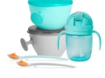 Dining Set Easy-Feed Teal/Grey