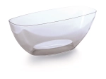 Caurspīdīga ovāla orhideju bļoda 36 cm COUBI